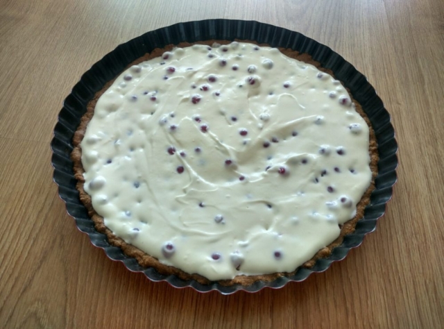 Rybízový cheesecake