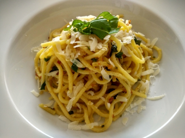 Špagety aglio olio